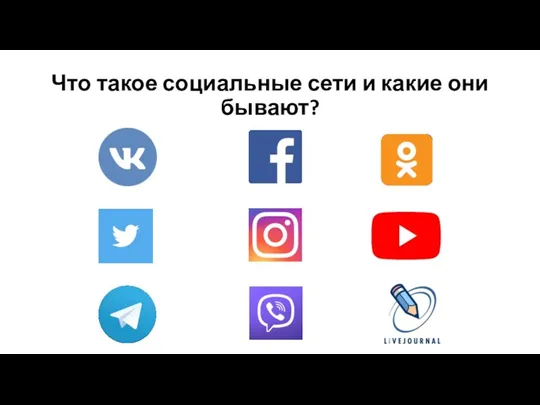 Что такое социальные сети и какие они бывают?