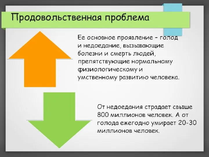 Продовольственная проблема