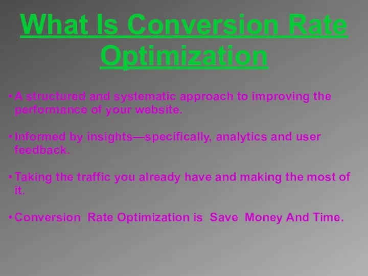 What Is Conversion Rate Optimization A structured and systematic approach