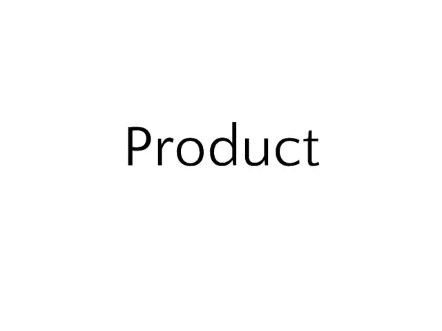 Product