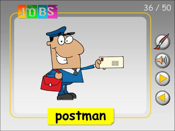 36 / 50 postman