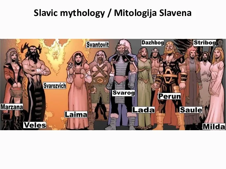 Slavic mythology / Mitologija Slavena