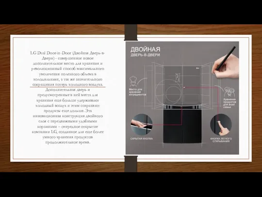 LG Dual Door-in-Door (Двойная Дверь-в-Двери) - совершенное новое дополнительное место