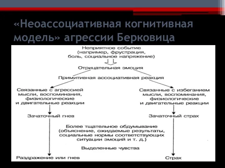 «Неоассоциативная когнитивная модель» агрессии Берковица