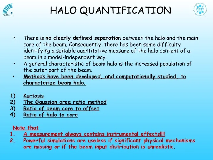 There is no clearly defined separation between the halo and