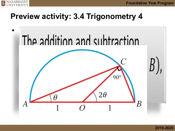 Preview activity: 3.4 Trigonometry 4