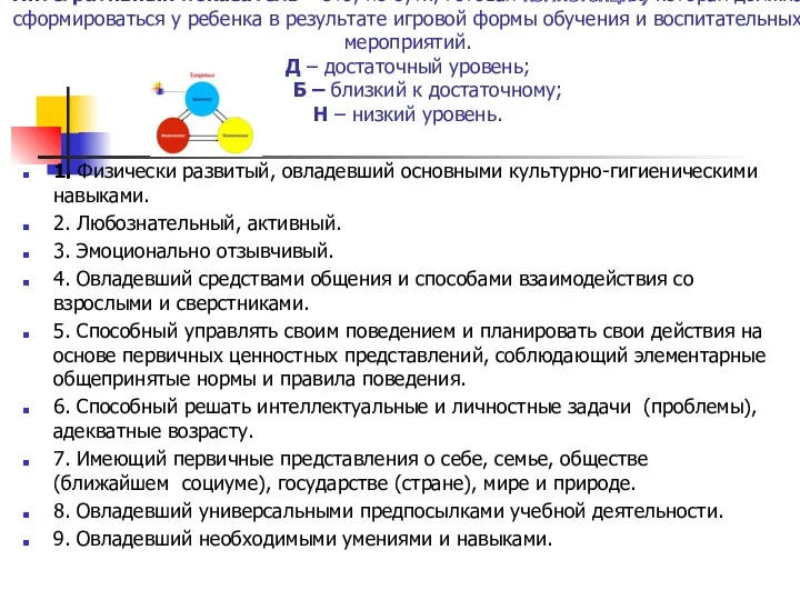 Интегративный показатель – это, по сути, готовая компетенция, которая должна