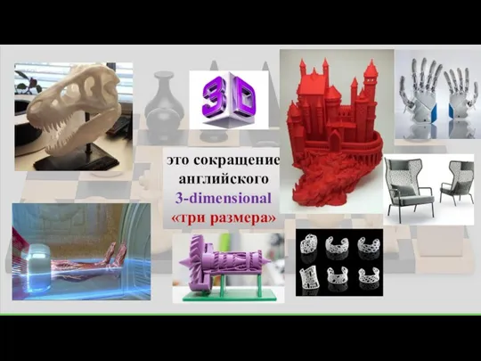 Введение это сокращение английского 3-dimensional «три размера»