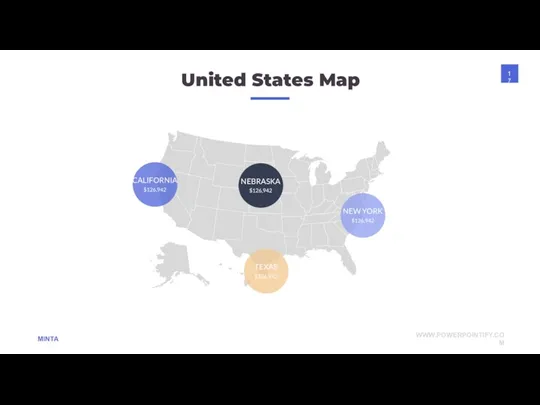 CALIFORNIA $126,942 NEW YORK $126,942 TEXAS $126,942 NEBRASKA $126,942 United States Map