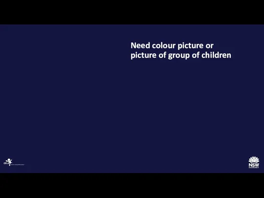 Need colour picture or picture of group of children