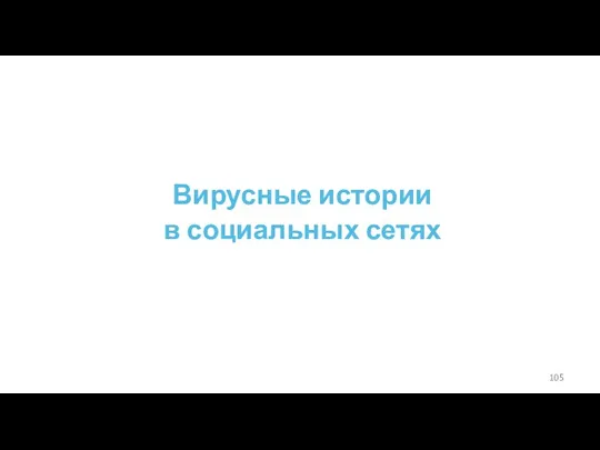 Вирусные истории в социальных сетях