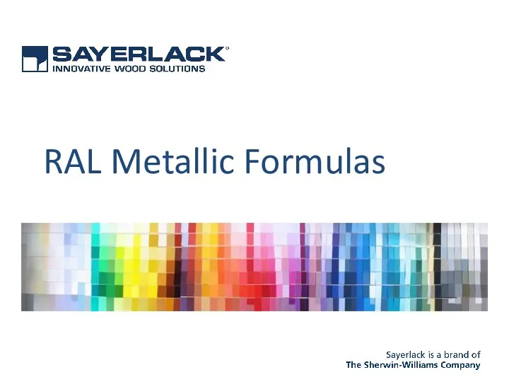 RAL Metallic Formulas