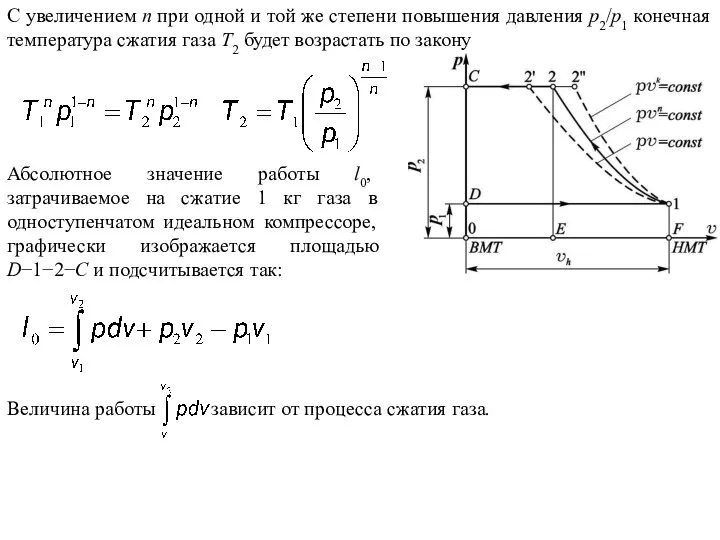 С увеличением n при одной и той же степени повышения