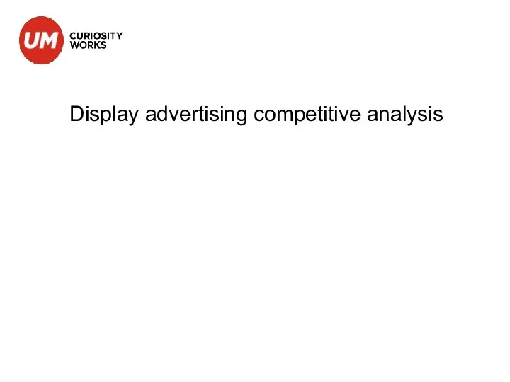 Display advertising competitive analysis