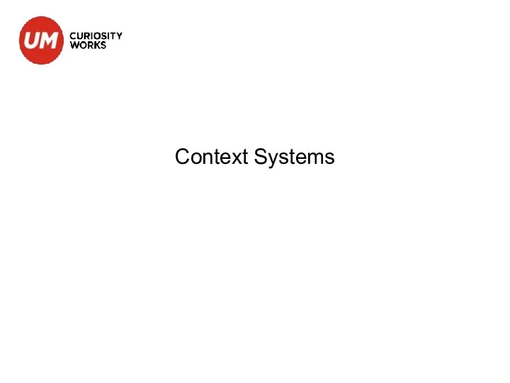 Context Systems