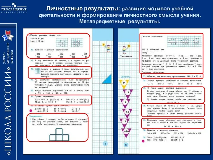 Личностные результаты: развитие мотивов учебной деятельности и формирование личностного смысла учения. Метапредметные результаты.