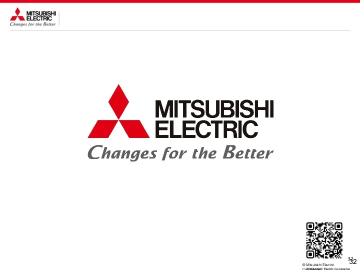 32 © Mitsubishi Electric Corporation 32 © Mitsubishi Electric Corporation