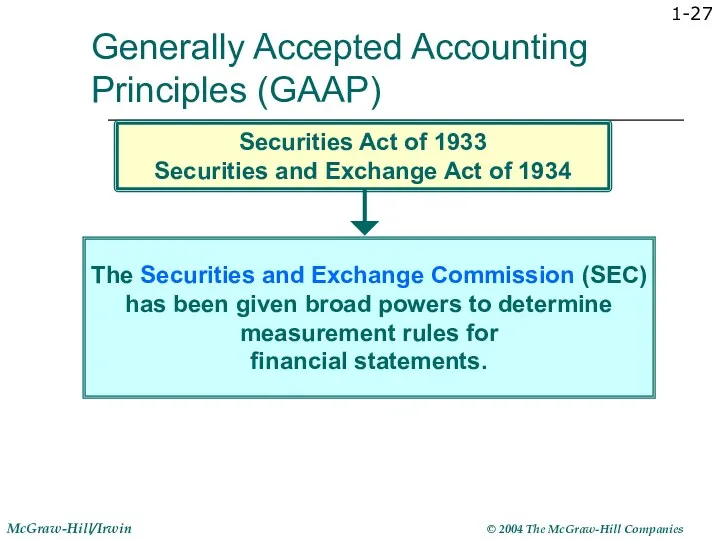 1- The Securities and Exchange Commission (SEC) has been given broad powers to