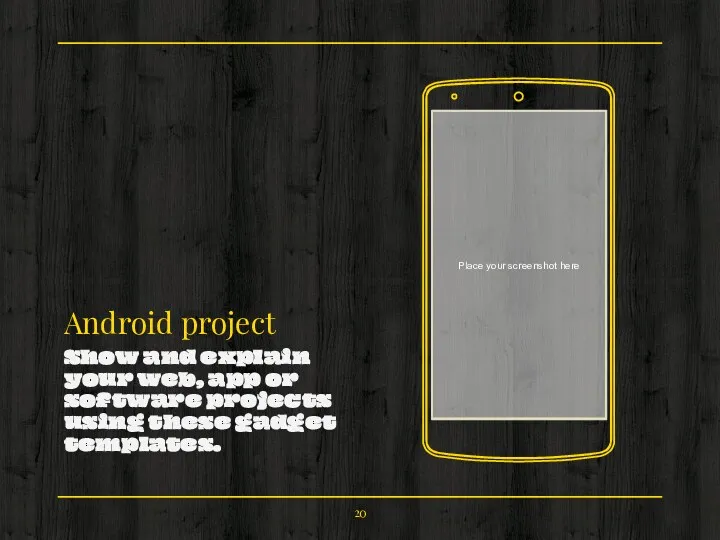 Android project Show and explain your web, app or software