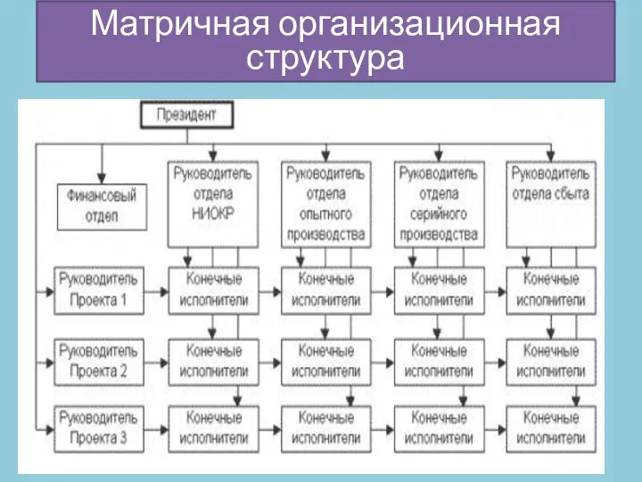 Матричная организационная структура