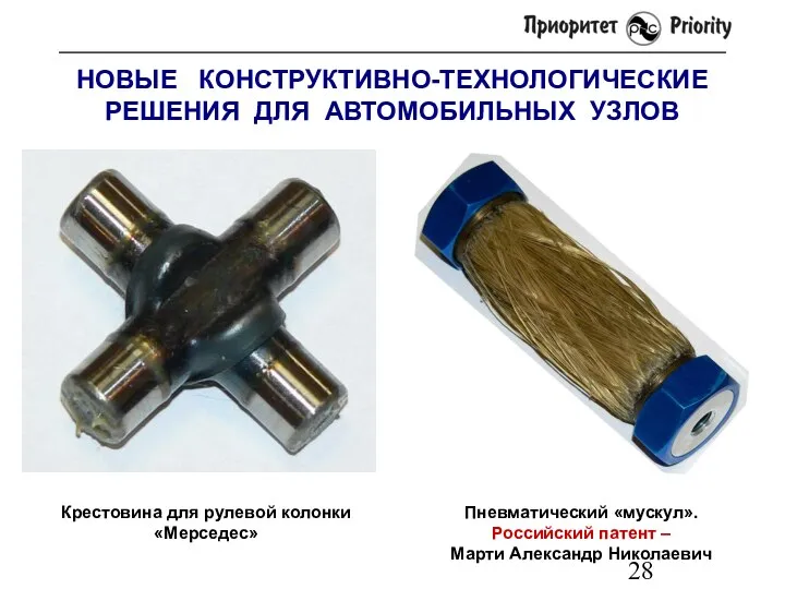 НОВЫЕ КОНСТРУКТИВНО-ТЕХНОЛОГИЧЕСКИЕ РЕШЕНИЯ ДЛЯ АВТОМОБИЛЬНЫХ УЗЛОВ Крестовина для рулевой колонки