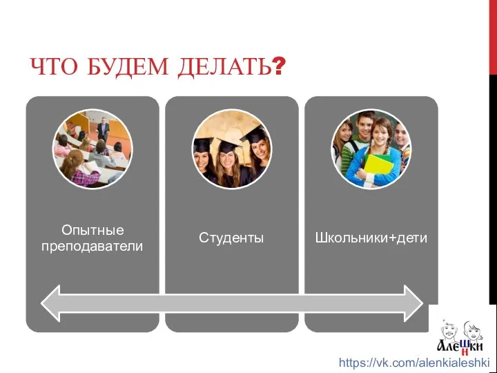 ЧТО БУДЕМ ДЕЛАТЬ? https://vk.com/alenkialeshki