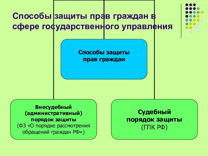 Способы защиты прав граждан в сфере государственного управления