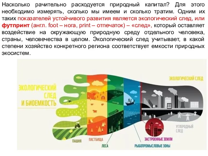 Насколько рачительно расходуется природный капитал? Для этого необходимо измерять, сколько