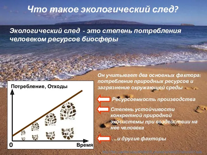 Что такое экологический след? Экологический след - это степень потребления