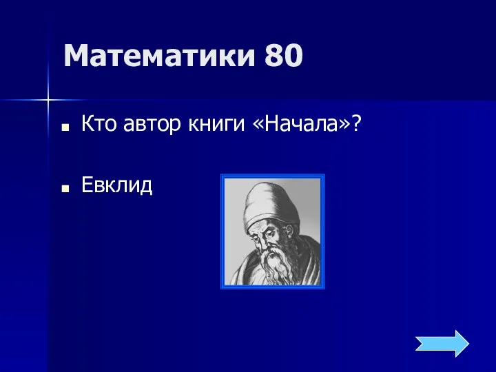 Математики 80 Кто автор книги «Начала»? Евклид