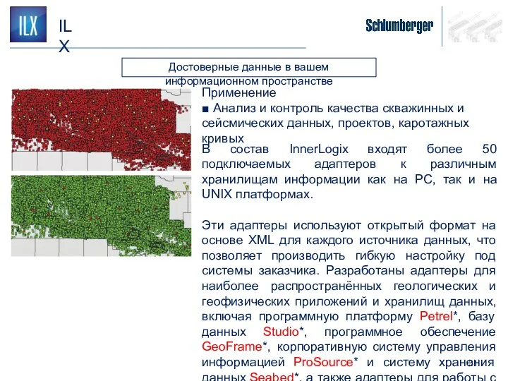 ILX Достоверные данные в вашем информационном пространстве Применение ■ Анализ