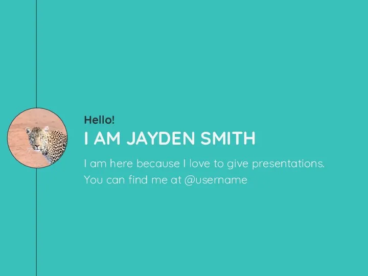 Hello! I AM JAYDEN SMITH I am here because I love to give