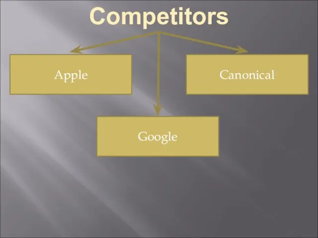 Competitors Apple Canonical Google
