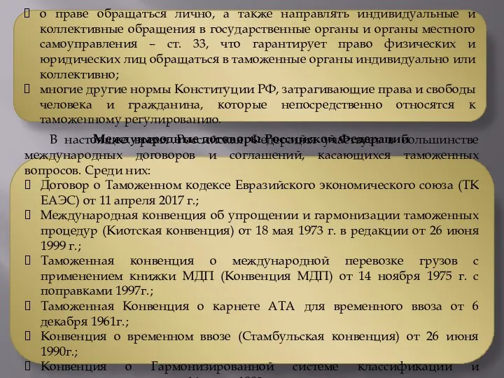 о праве обращаться лично, а также направлять индивидуальные и коллективные