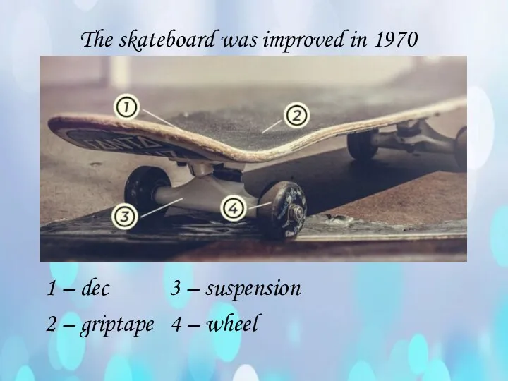 The skateboard was improved in 1970 1 – dec 3