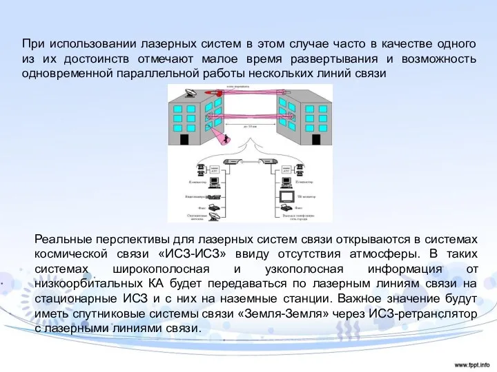 При использовании лазерных систем в этом случае часто в качестве