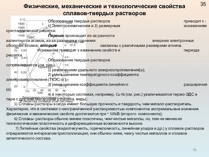 Образование твердых растворов приводит к : 1) Электрохимическим и 2)