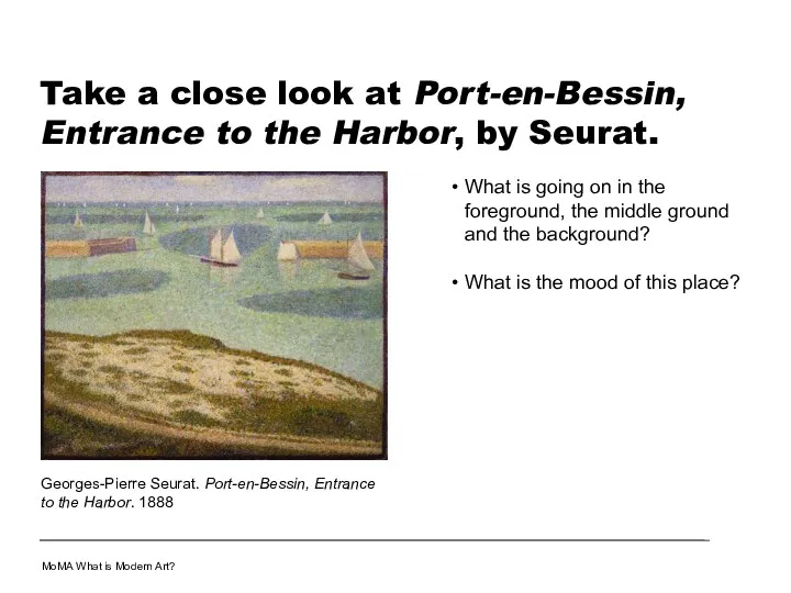 Take a close look at Port-en-Bessin, Entrance to the Harbor,