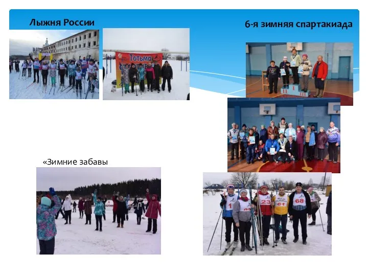 Лыжня России 6-я зимняя спартакиада «Зимние забавы