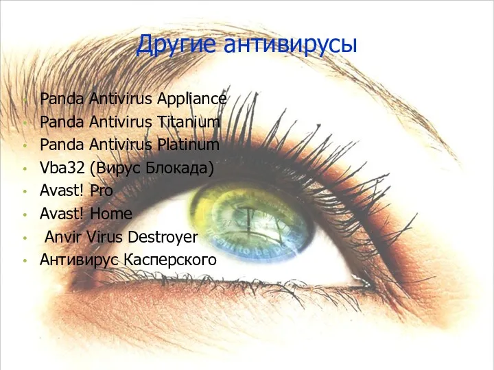 Другие антивирусы Panda Antivirus Appliance Panda Antivirus Titanium Panda Antivirus