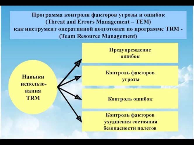 Программа контроля факторов угрозы и ошибок (Threat and Errors Management