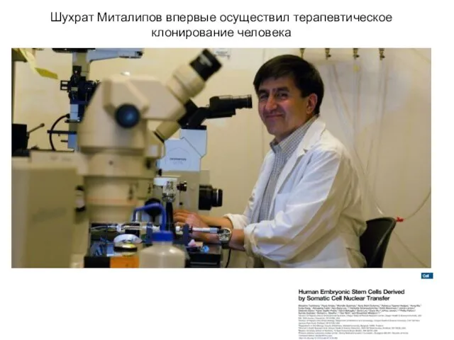 Шухрат Миталипов впервые осуществил терапевтическое клонирование человека