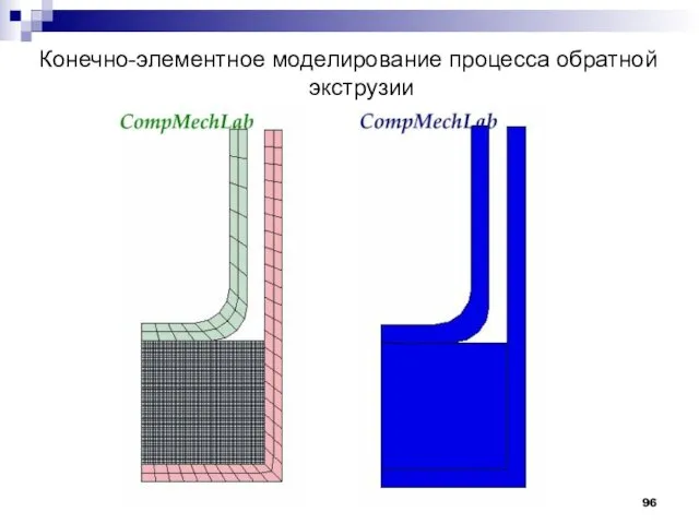 Конечно-элементное моделирование процесса обратной экструзии