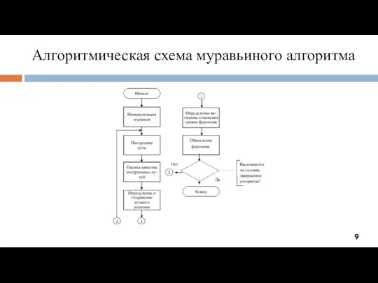 Алгоритмическая схема муравьиного алгоритма