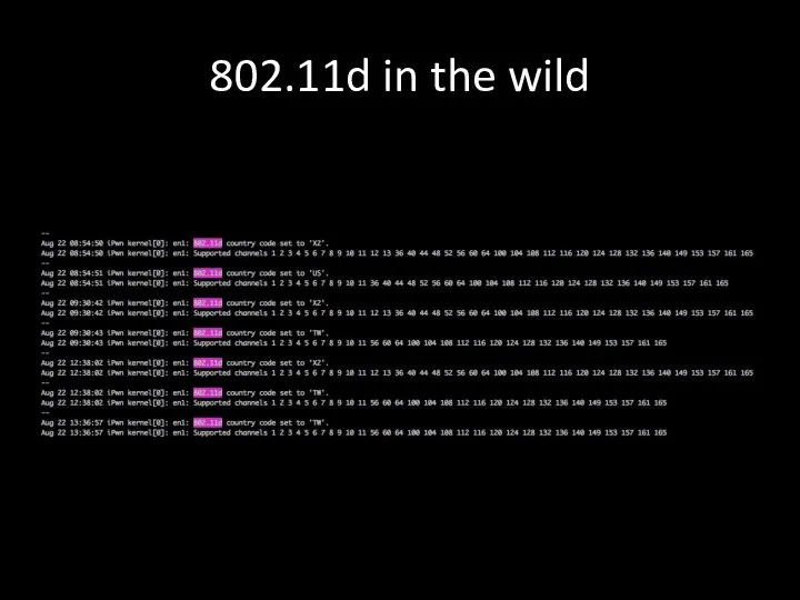 802.11d in the wild