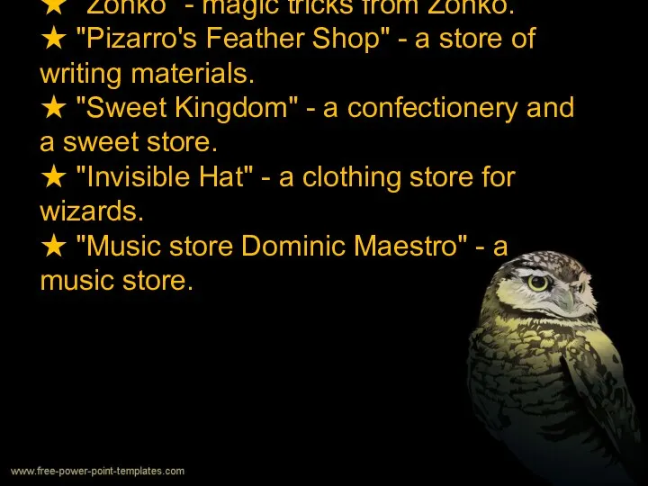 Hogsmeade Shops: ★ "Dervish and Bangs" - a store of