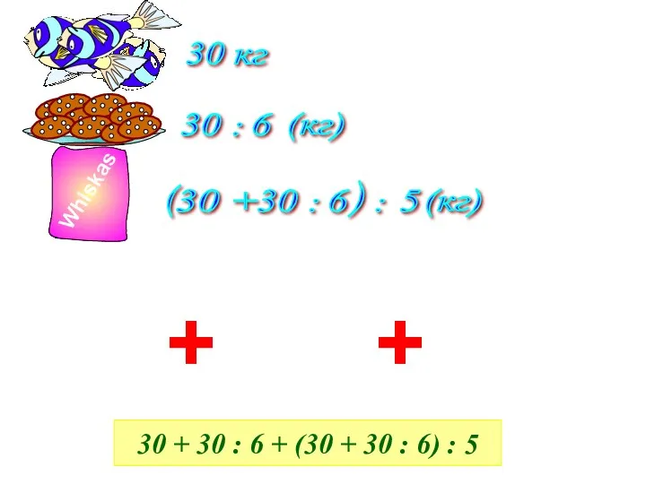 30 + 30 : 6 + (30 + 30 :