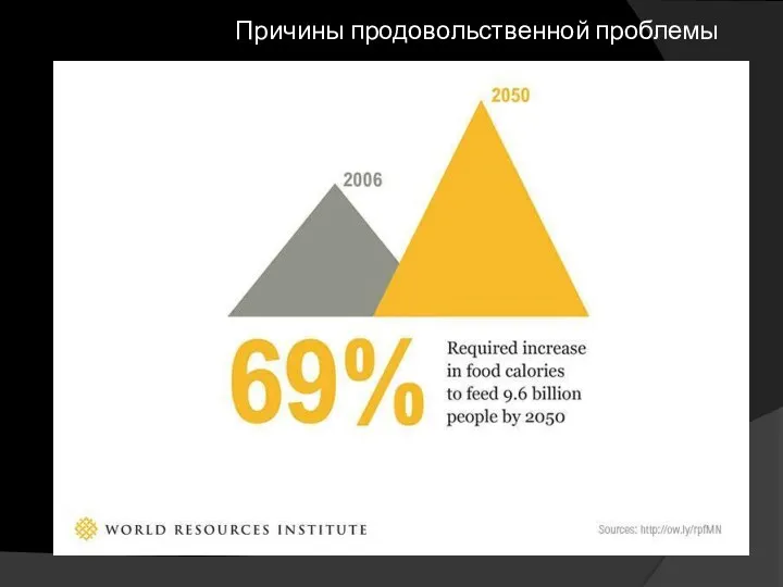 Причины продовольственной проблемы