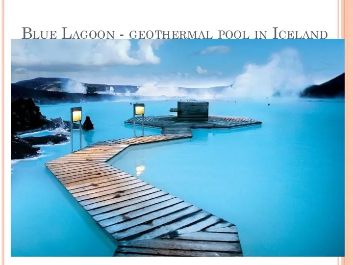 Blue Lagoon - geothermal pool in Iceland
