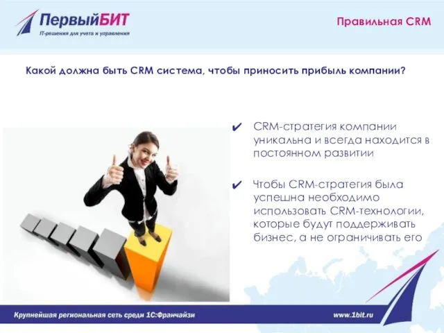 Правильная CRM Какой должна быть CRM система, чтобы приносить прибыль компании? СRM-стратегия компании